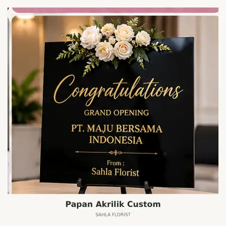 Papan Bunga Akrilik Rs Mitra Keluarga Kelapa Gading
